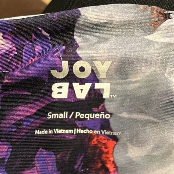 JoyLab Floral Leggings - Purple and White - Picture 6 of 7